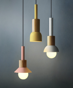 Astrid Metal & Wood Pendant Lights