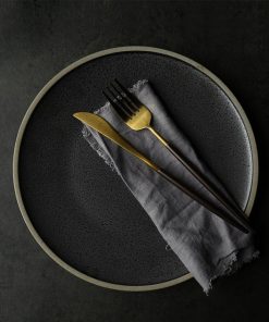 Carbon Ceramic Dinner Plates