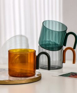 Casio Contrast Handle Tinted Glass Cups