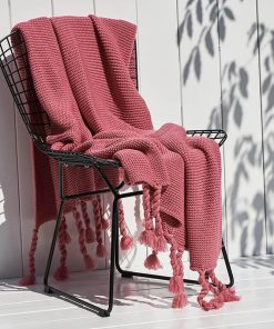 Cleo Crochet Blanket with Tassels