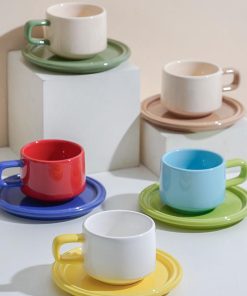 Color Wheel Coffee Cup Set