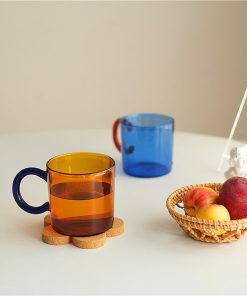 Colored Borosilicate Glass Mugs