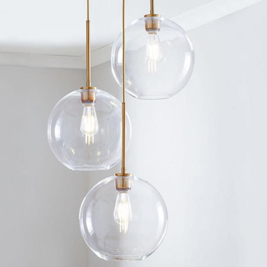 Glass Sphere Globe Pendant LED Light - Final Sale