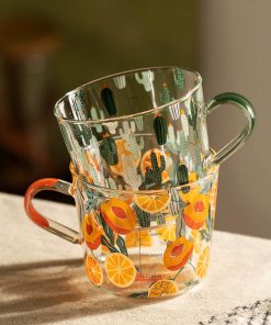 HighLand Printed Glass  Measuring Cups