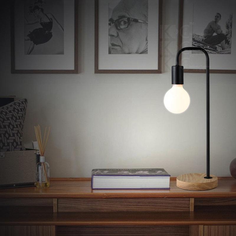 Industrial Single Bulb Desk Lamp