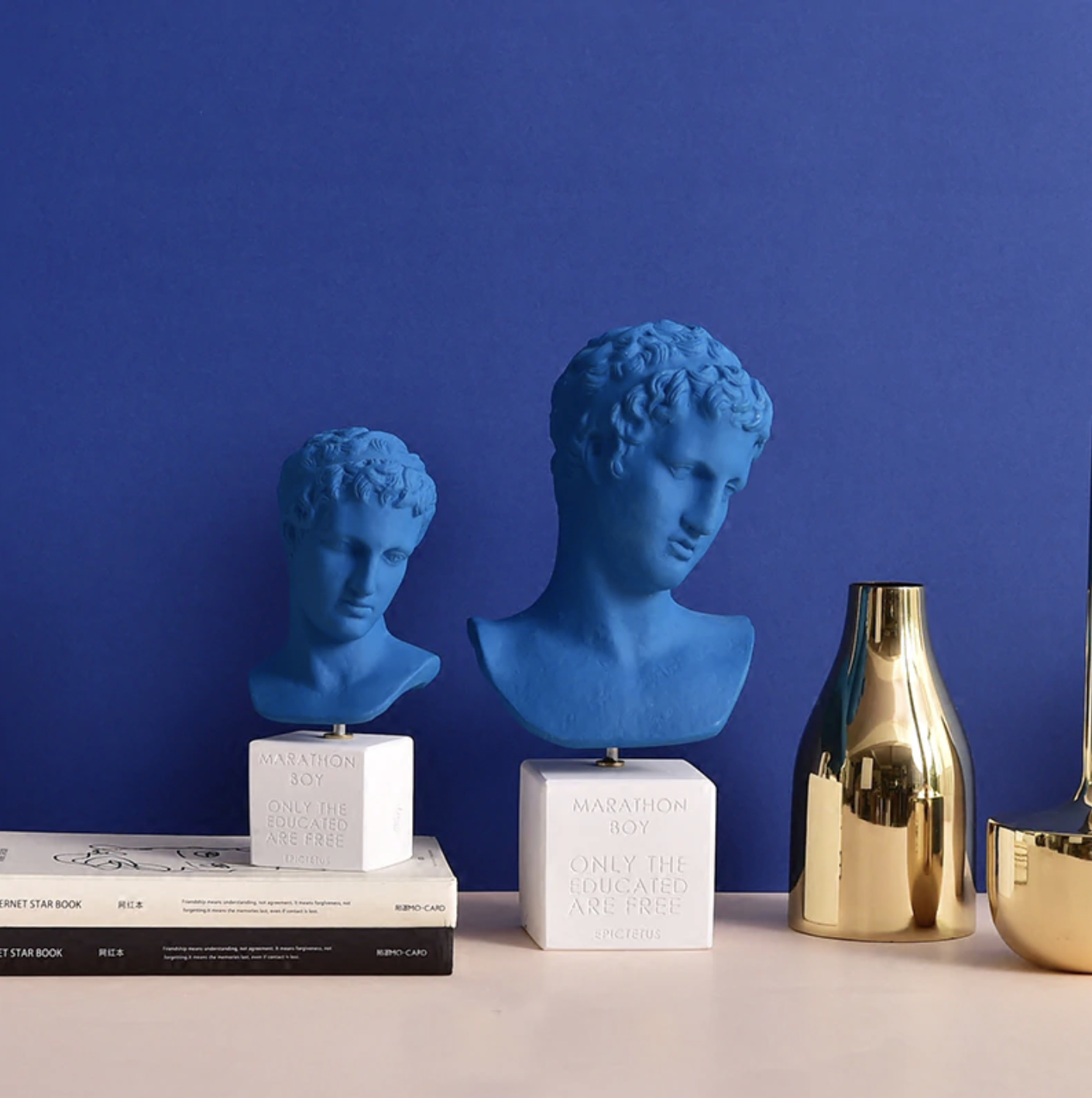 Klein Blue David's Head Statue - Final Sale