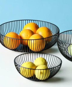 Nature's Nest Metal Fruit Basket