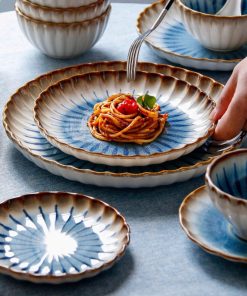 The Azure Petal Dinnerware Set