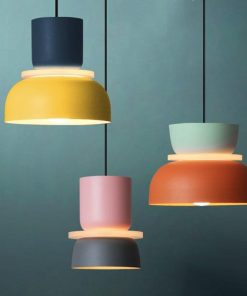 Saturn Halo Colorful LED Pendant lights