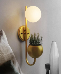 Savoy LED Wall Lamp Planter & Organizer - Final sale