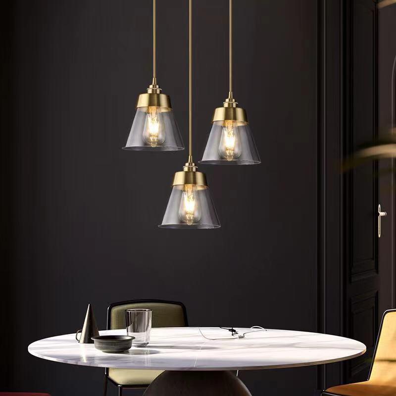 Symphony Glass & Brass Pendant Lights - Final Sale