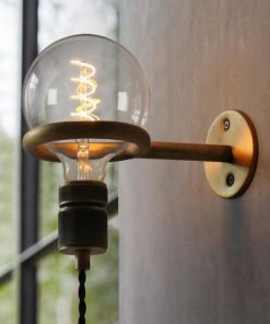 Vintage Industrial Sconce Light with Plug