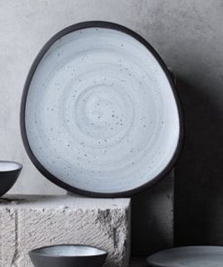 Whipped Pebble Bowl & Platter Set